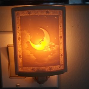 Ceramic Moon Nightlight
